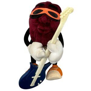 Applesauce California Raisins Plush Toy With Guitar By Applause 1988 READ